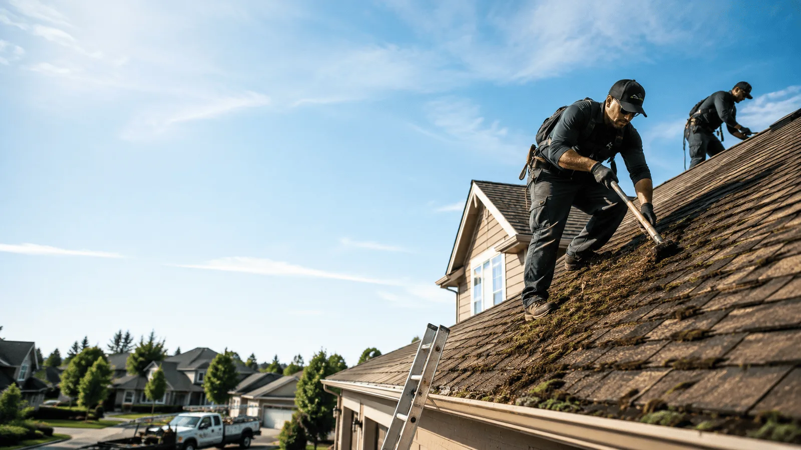 Roof Moss Removal in Clinton, IN near me